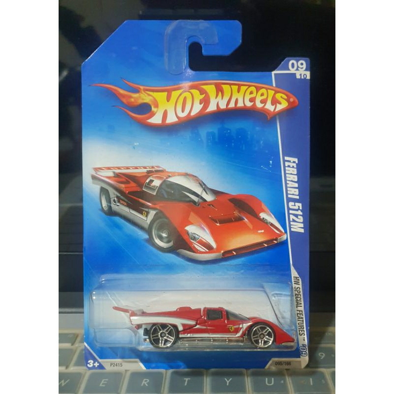EXLUSIVE HOT WHEELS FERRARI 512M RED