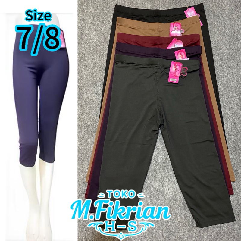 LEGGING IVANOVA 7/8 WANITA PREMIUM SPANDEX