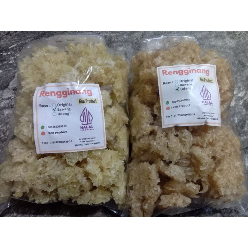 RENGGINANG MENTAH /RENGGINANG MINI/RENGGINANG BAWANG TERASI UDANG /AMPYANG KETAN