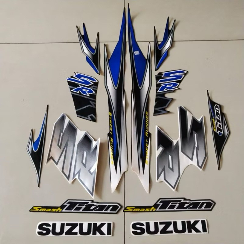 Striping Stiker Smash 110 Titan SR 2010