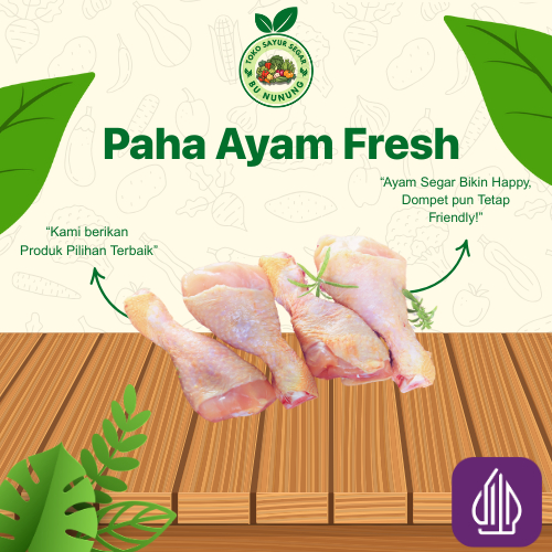 

Paha Ayam Potong 1Kg Segar Kirim Instan/Sameday