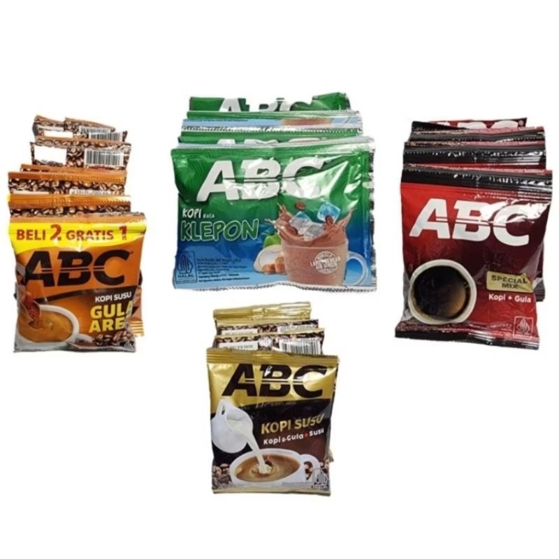 

ABC RENCENG KOPI MIX/SUSU/GULA AREN/MOCCA/KLEPON