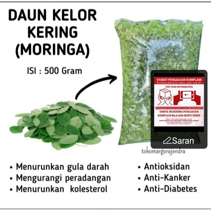 

kelor kering teh 250gram