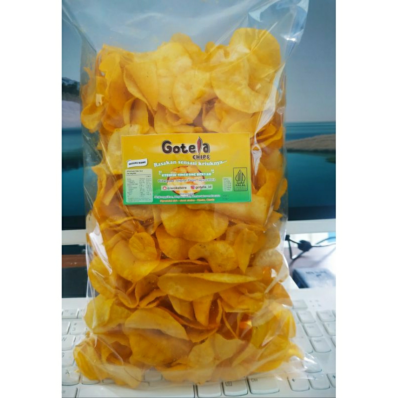 

Keripik Singkong Gotela Rasa Jagung Manis - Renyah Kriuk Enak