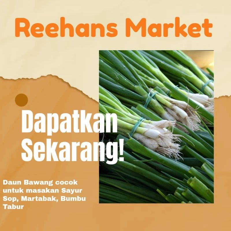 

Daun Bawang Besar Fresh 1kg-500g