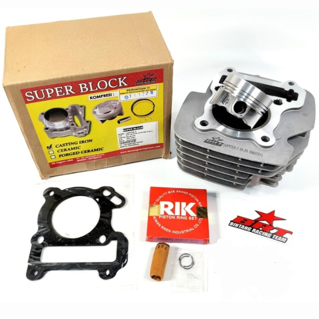 Blok BRT & Piston Forged Jupiter Z 110 5TP VEGA R NEW 55 55.25 130CC
