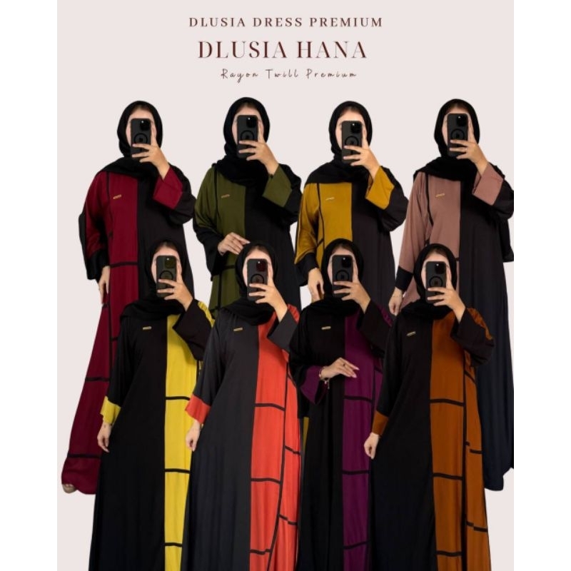 DLUSIA DRESS HANA TWILL BY DLUSIA DRESS