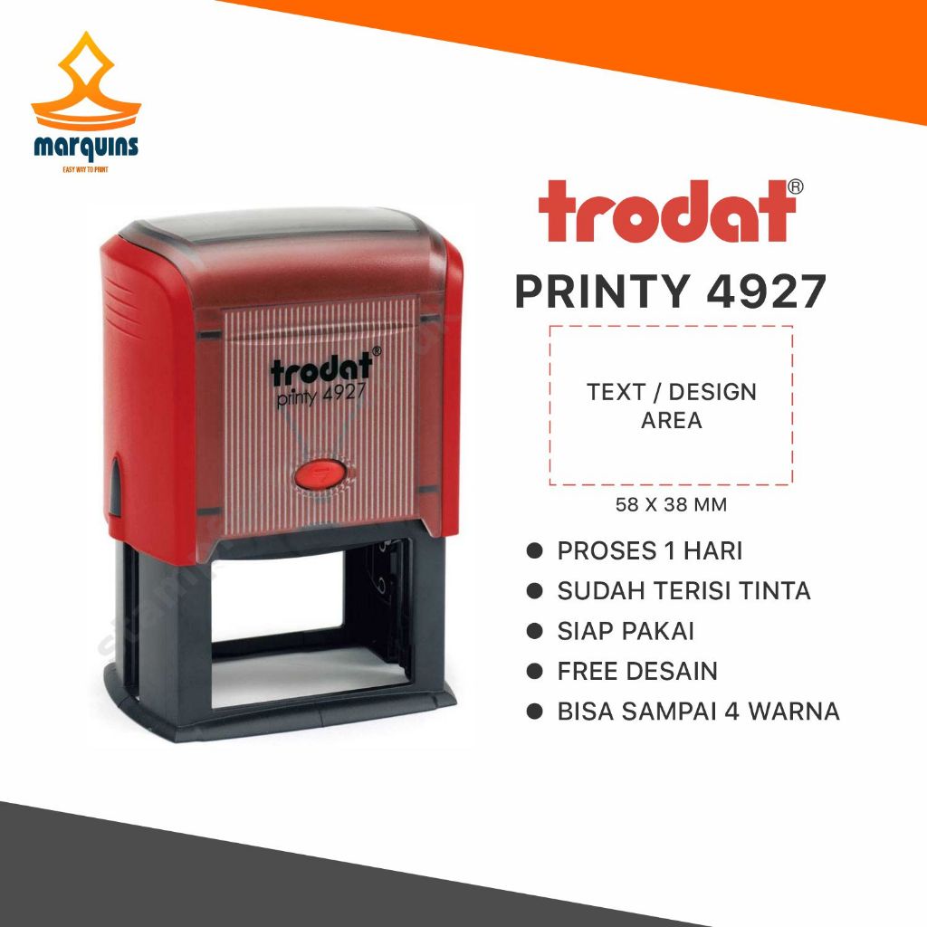

Stempel Otomatis Trodat 4927 | Stempel Nama/Alamat | Stempel Cocok Untuk Usaha | Kualitas Premium