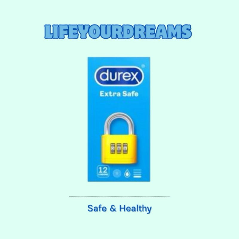 Kondom Durex Extra Safe Isi 12
