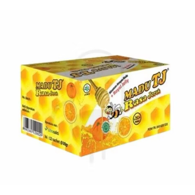 

Madu TJ Sachet Rasa Jeruk - Madu Plus Royal Jeely Joyo Per Box (12 Sachet)
