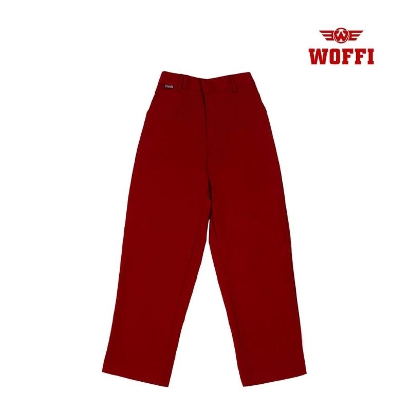 Seragam Woffi Celana Panjang Merah