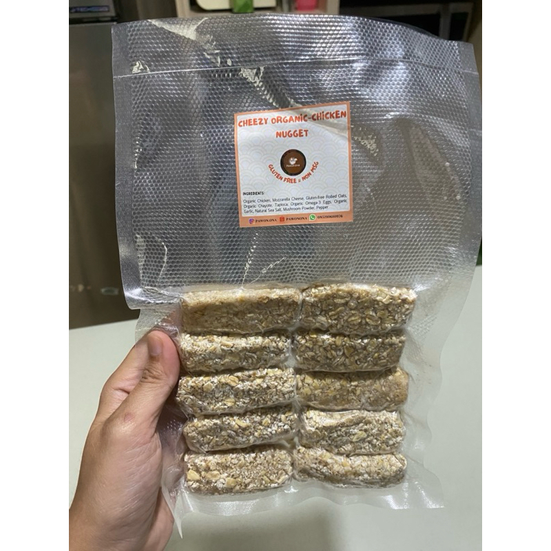 

GLUTEN FREE CHEEZY ORGANIC CHICKEN NUGGET NON MSG MPASI BEKAL ANAK