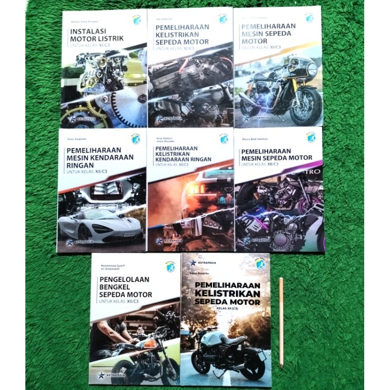 ORIGINAL BUKU INSTALASI MOTOR LISTRIK PEMELIHARAAN KELISTRIKAN SEPEDA MOTOR  MESIN KENDARAAN PENGELO
