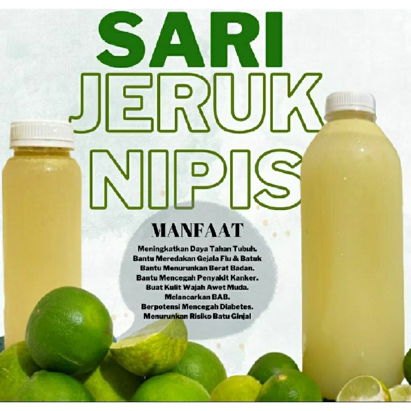 

SARI JERUK NIPIS/PURE LIME JUICE 100%