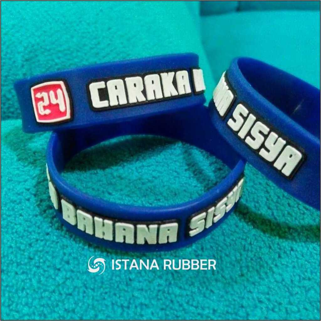 GELANG KARET CUSTOM DESAIN SENDIRI [ALL INI TANPA BIAYA LAIN]