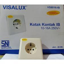 Stop Kontak Visalux VS8016-IB KUNINGAN
