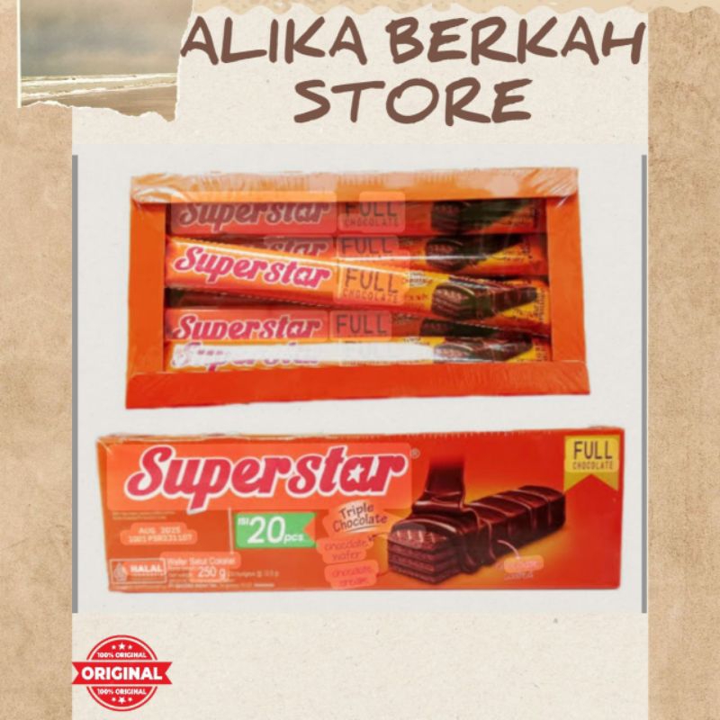 

Superstar | Wafer Superstar | Wafer Coklat 1 Box 20pcs