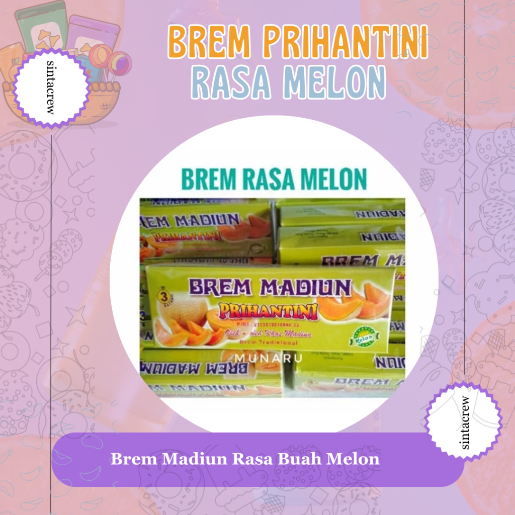 

Brem Madiun Rasa Buah Melon