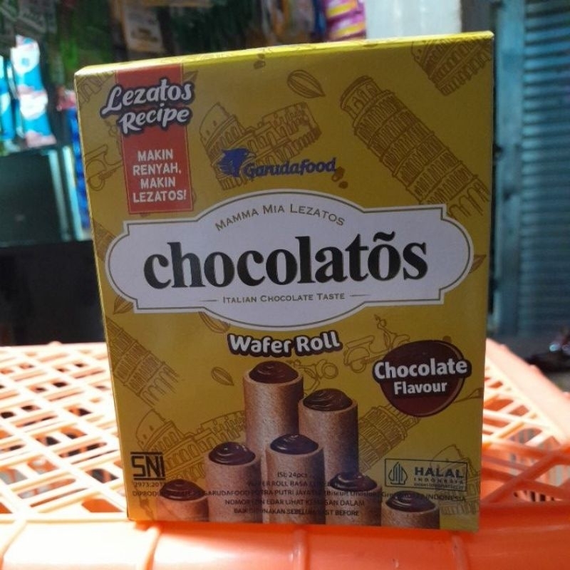 

Chocolatos wafer Roll 1pk isi 24pc