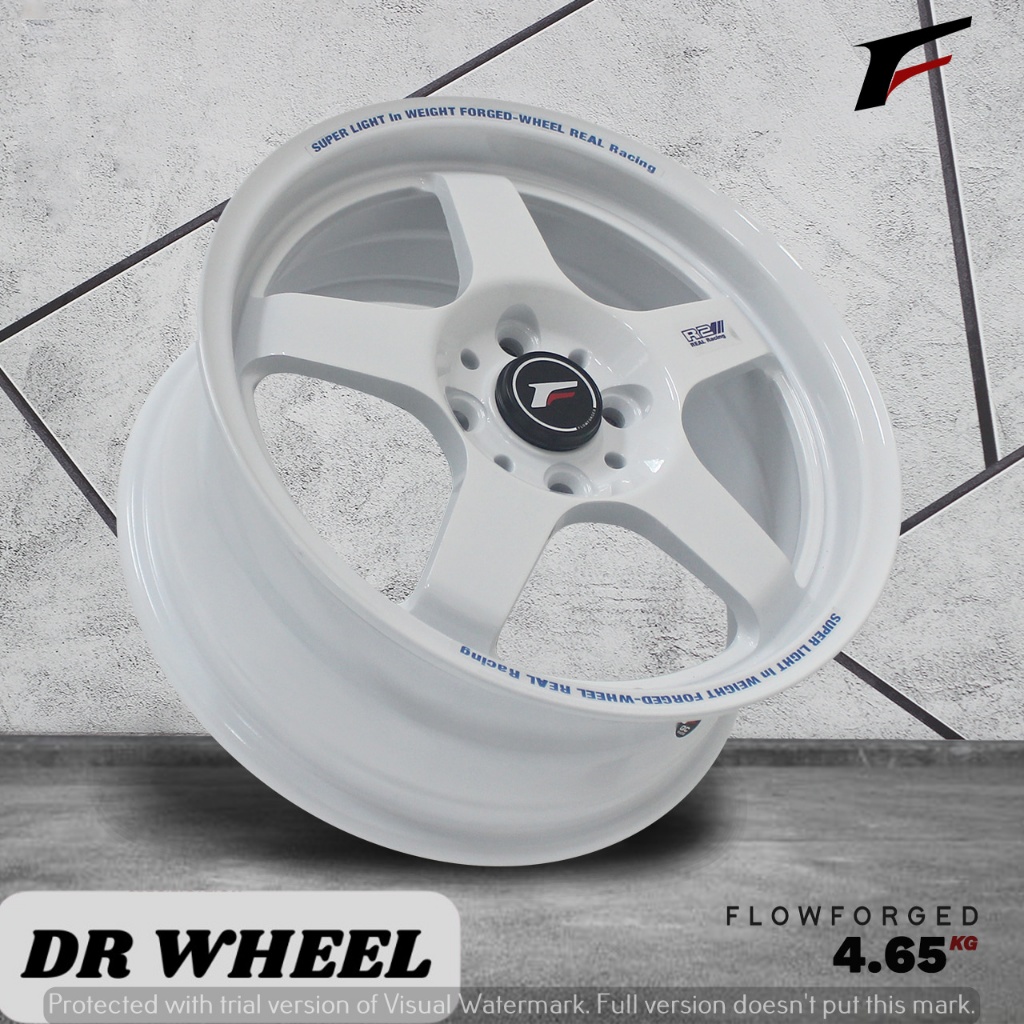 Velg mobil terbaru dan berkuaalitas warna putih lebar 7 ring 15