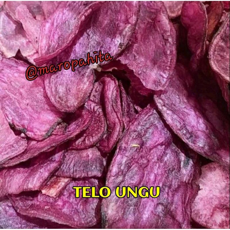 

Keripik Telo Ungu Ubi