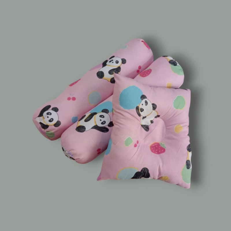 Bantal guling set| bantal guling Newborn|bantal guling bayi karakter cocok buat kado bayi