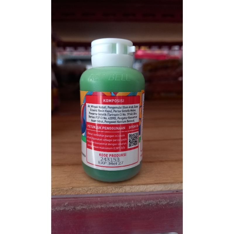 Red Bell melon 55mL / perisai melon dan pewarna/ Pewarna makanan/ perisa makanan