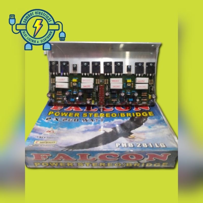 KIT DRIVER POWER AMPLIFIER STEREO/BRIDGE 2 X 200 WATT FALCON