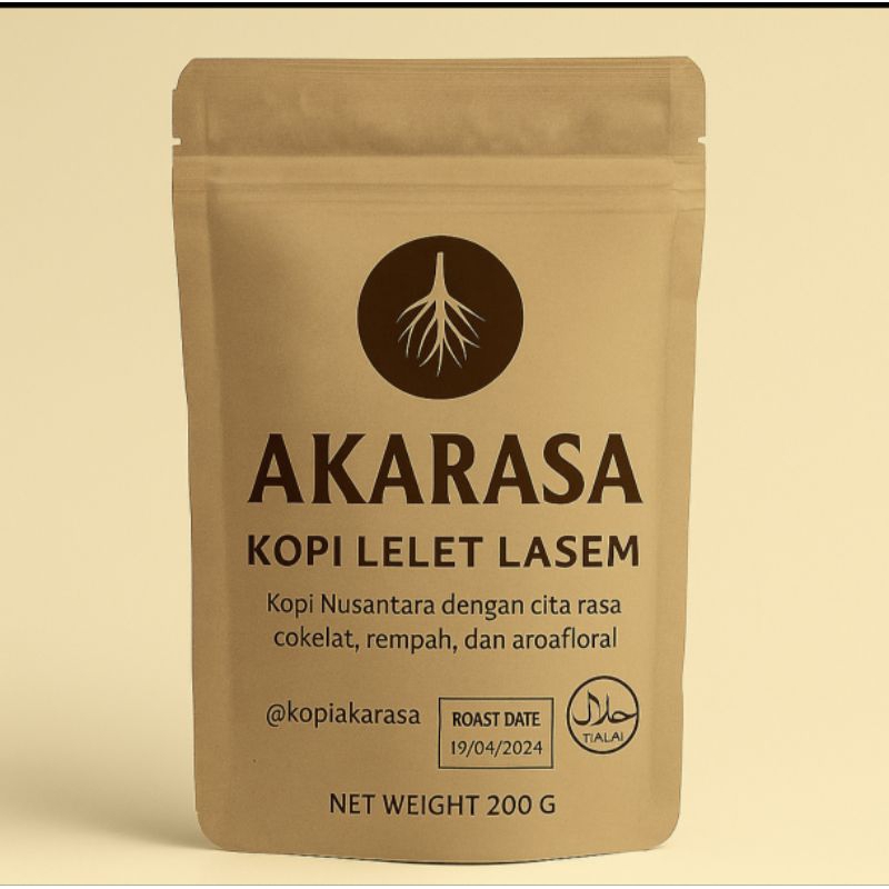 

Kopi Lelet Lasem Akarasa 200 gram