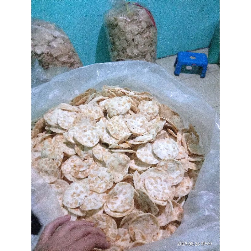 

Keripik tempe gurih rasa original kemasan 200g