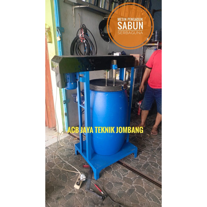 Mesin Pengaduk Sabun / Mixer Sabun Kapasitas 120 Liter