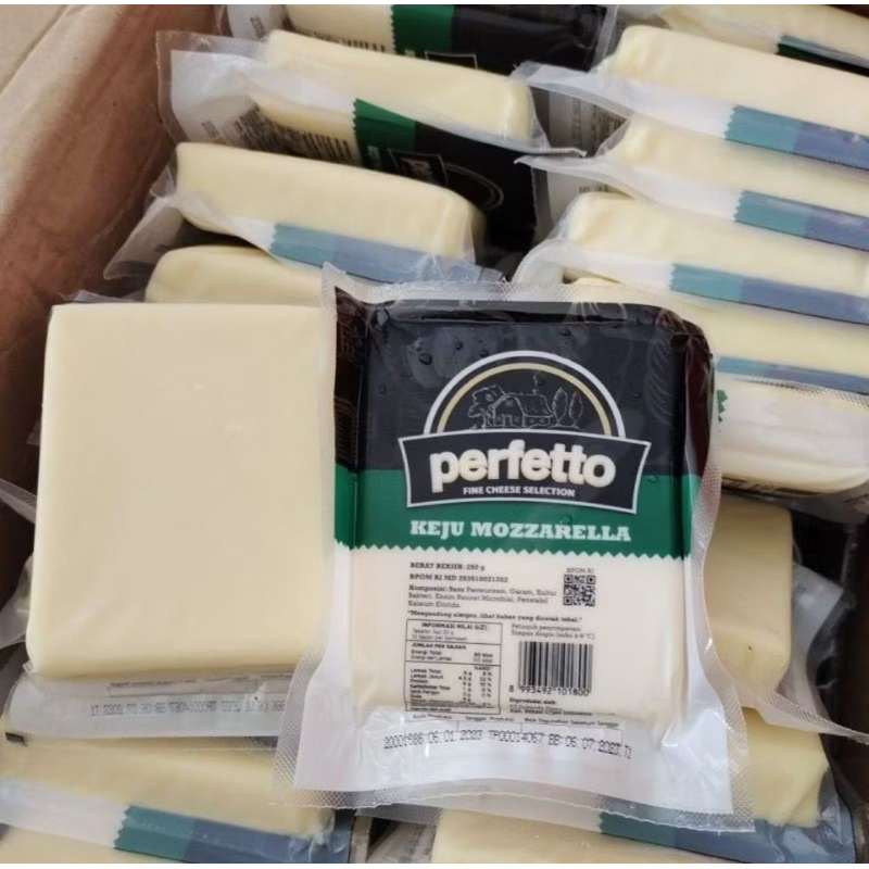 

Keju mozarella perfecto // Perfecto 250gr // Mozarella perfecto