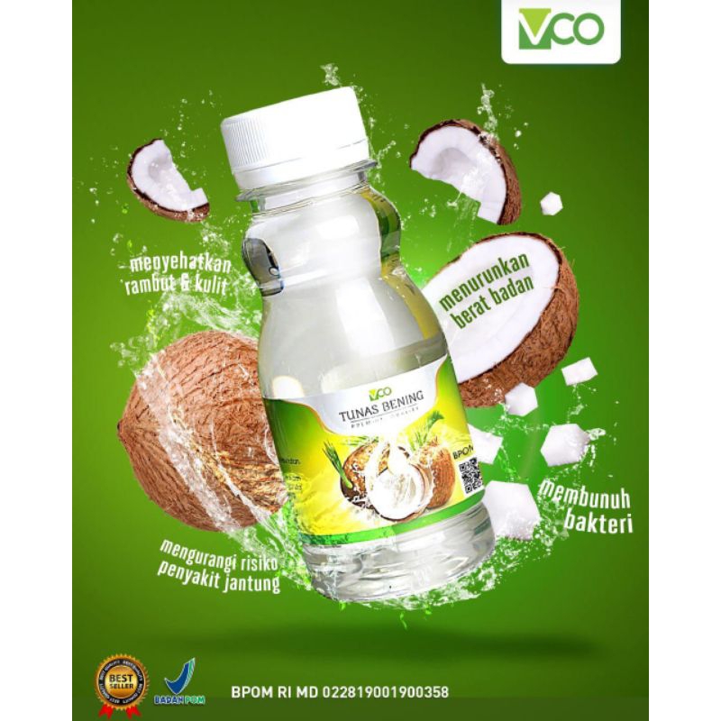 

100% ASLI VCO TUNAS BENING PREMIUM MINYAK VCO VIRGIN COCONUT OIL MINYAK KELAPA ALAMI HERBAL ORIGINAL