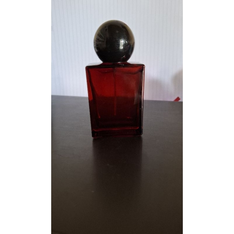 Botol parfum Kotak 50 ml tutup bulat