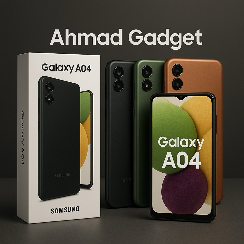 HP SAMSUNG GALAXY A04 RAM 4/64 GB NEW GARANSI RESMI