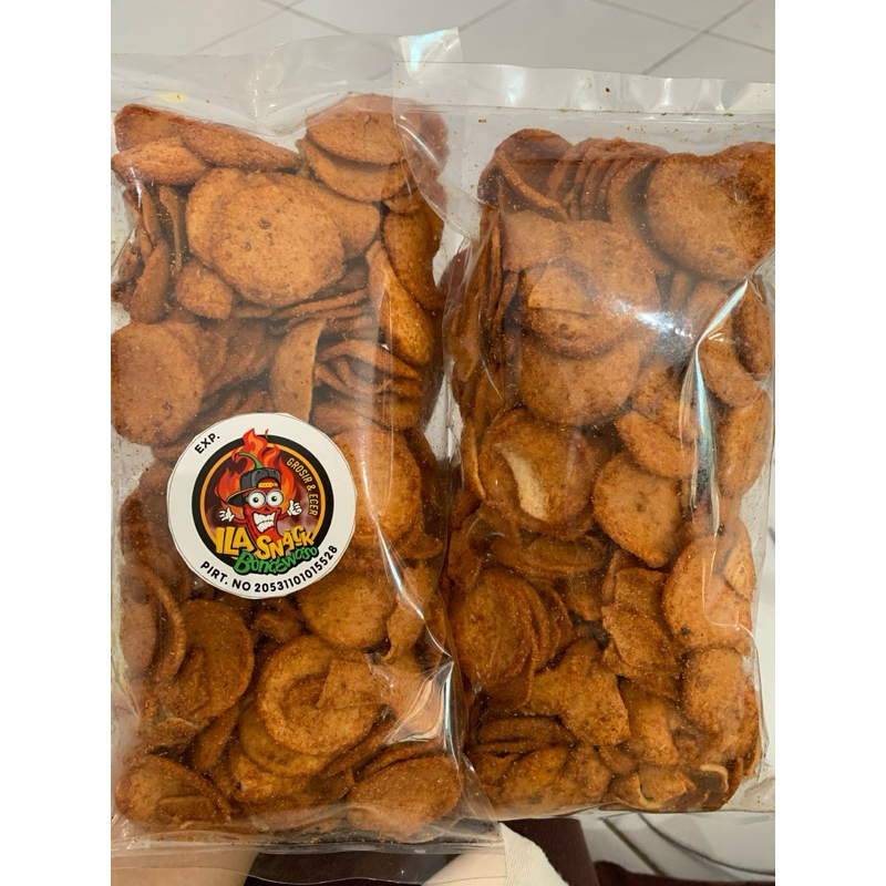 

Keripik Molring 1KG renyah dan pedas