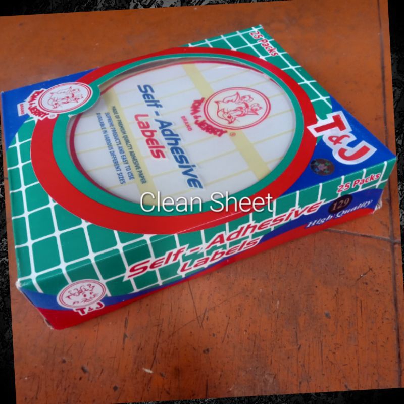 Label tom&jerry No.129 Harga untuk 1 kotak