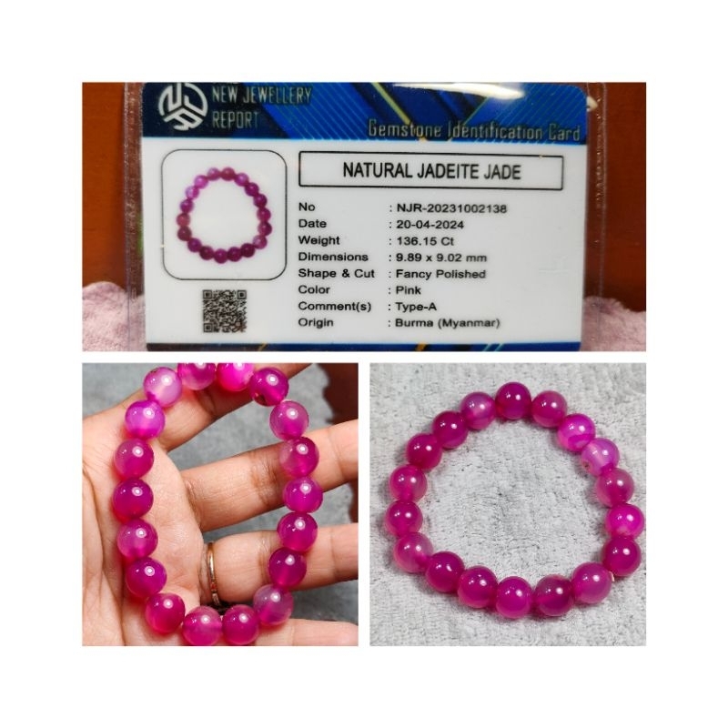 NATURAL GELANG GIOK JADE BURMA MYANMAR