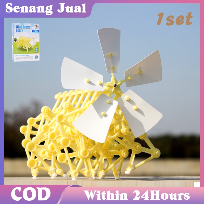 Robot Binatang Bionik Bertenaga Angin / Mainan Anak Edukasi Diy / Mainan Perakitan DIY