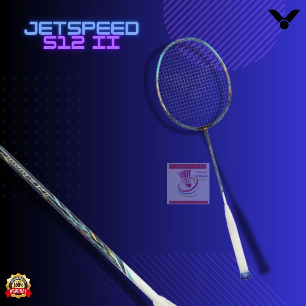RAKET VICTOR BULUTANGKIS BADMINTON VICTOR JETSPEED S 12 II ORIGINAL
