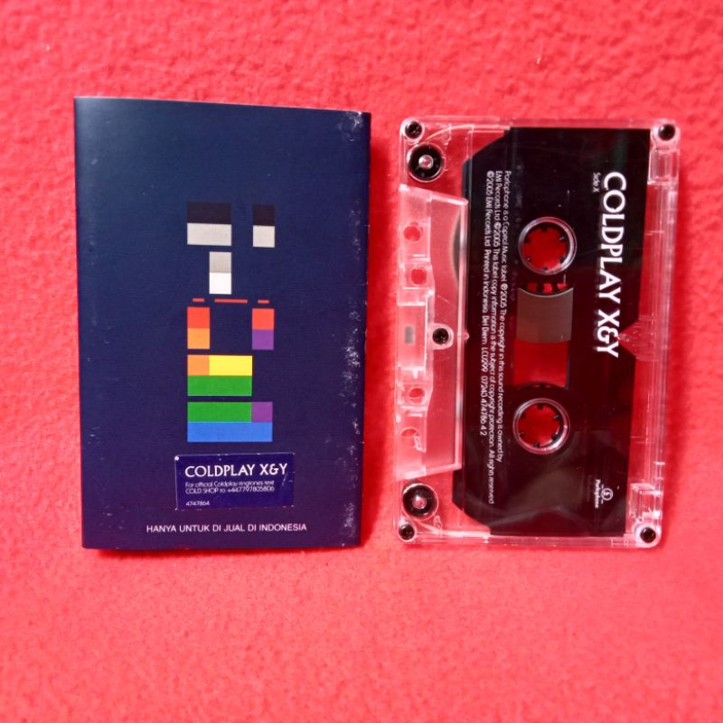 Kaset Pita Coldplay - X&Y