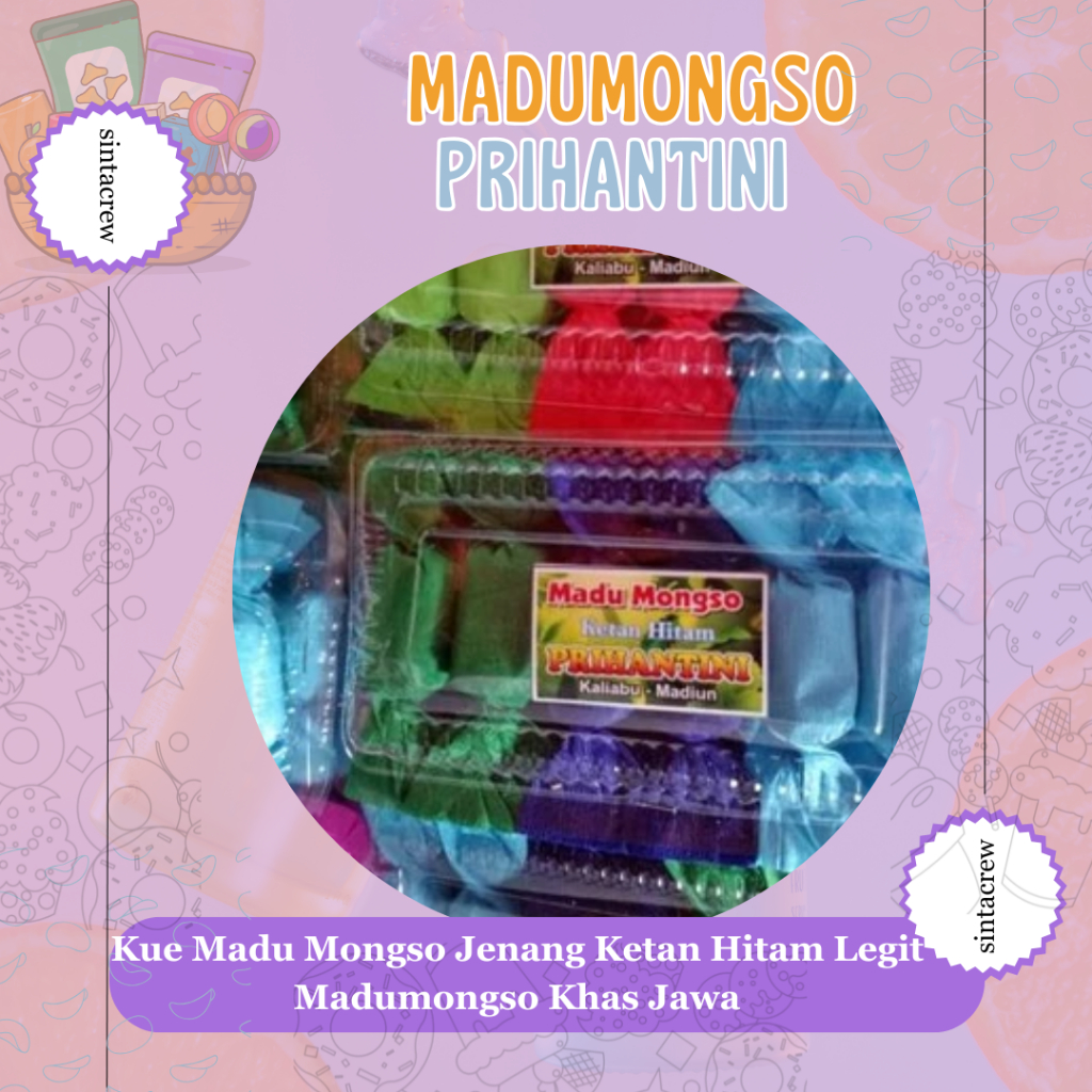 

Kue Madu Mongso Jenang Ketan Hitam Legit Madumongso Khas Jawa