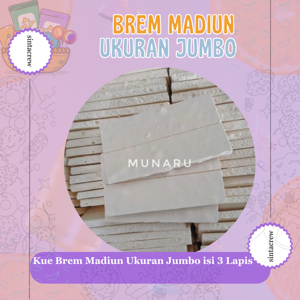 

KUE BREM MADIUN UKURAN JUMBO 3 LAPIS