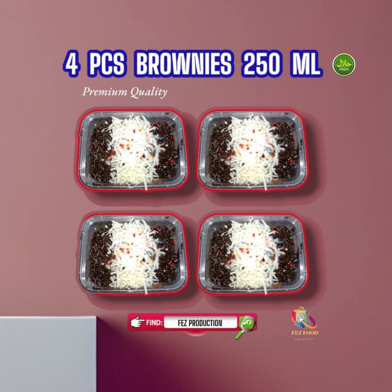 

DESSERT BROWNIES 4 PCS PREMIUM QUALITY
