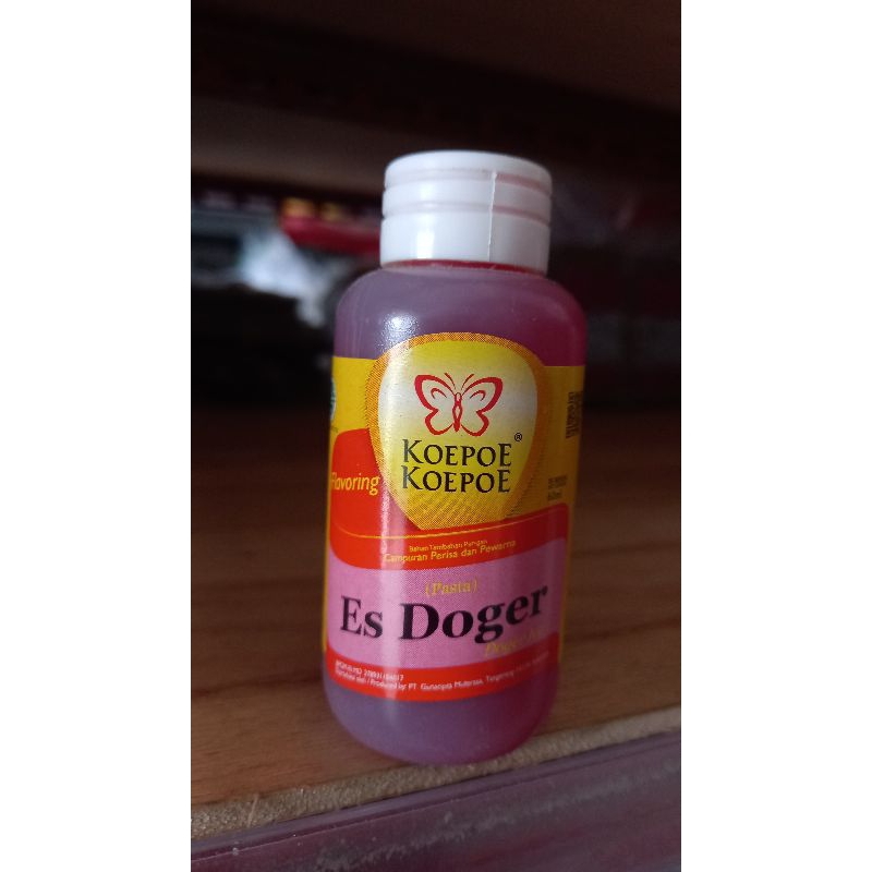 

Koepoe koepoe es doger 60ml/ perisa makanan/ Pewarna makanan