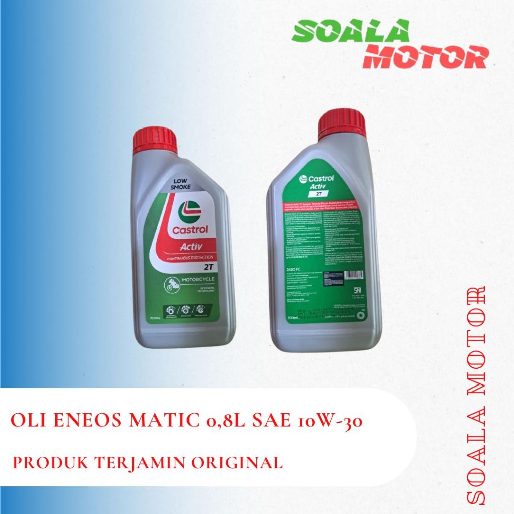 Oli samping Castrol Activ 2T 700ml Low Smoke  ( Dijamin ASLI )
