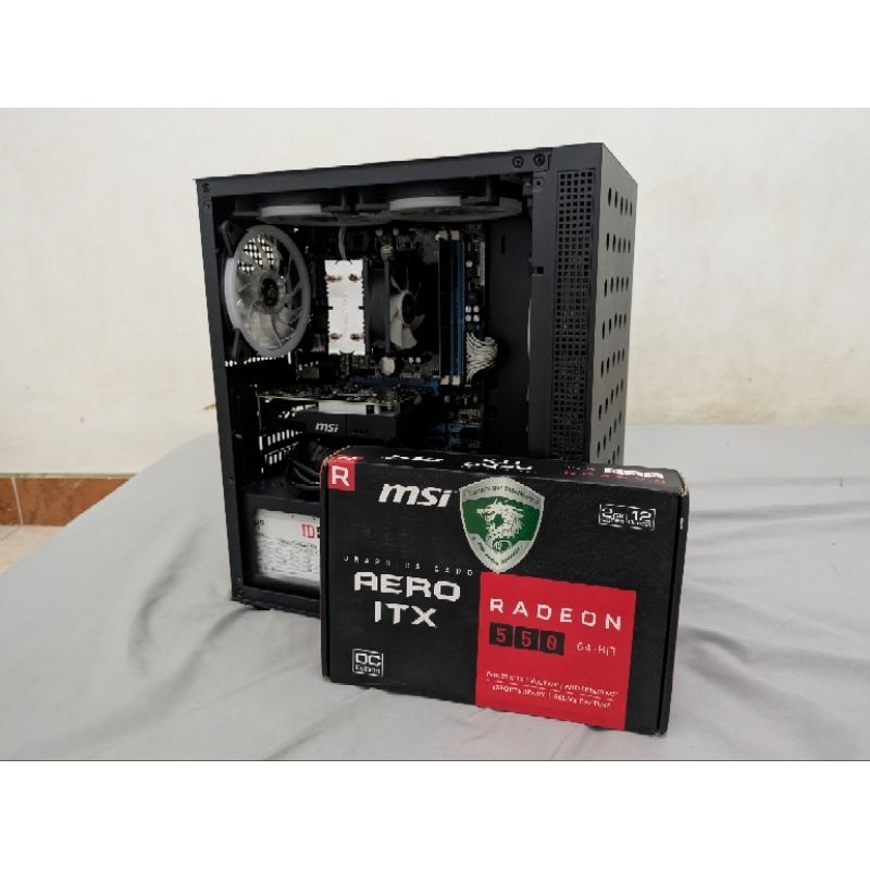 PC Only i5 3470 RX 550 2GB | Ram 8GB | SSD 256GB | Pc Bekas