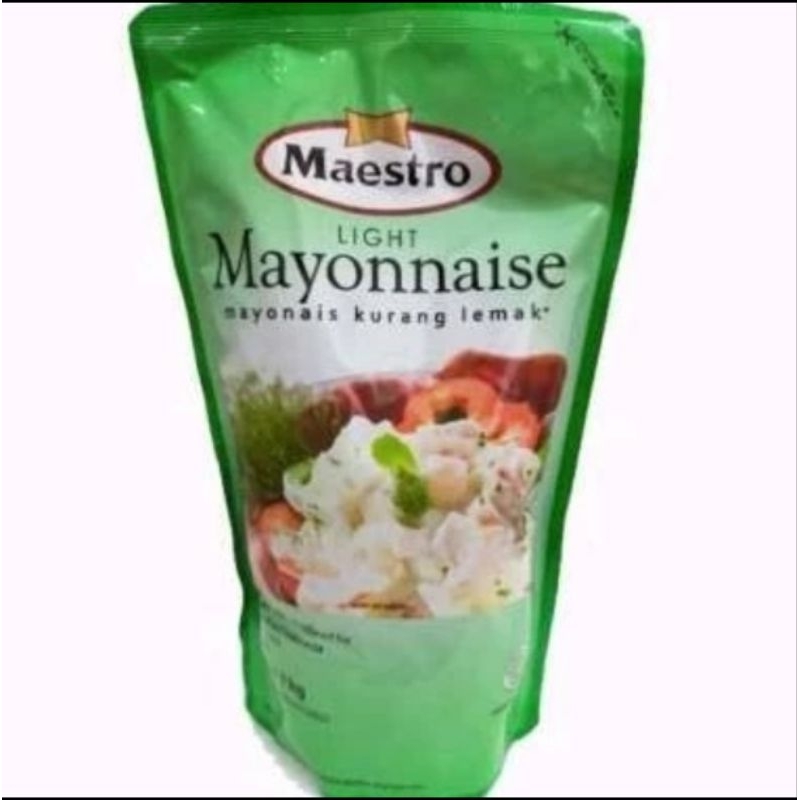

MAESTRO LIGHT MAYONNAISE MAYONAISE MAYO 1 KG 1000 GRAM