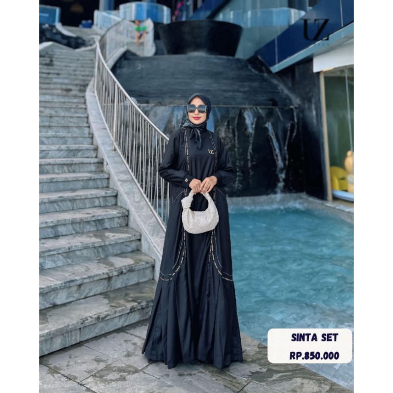 [UMIZAEN] SINTA DRESS||Gamis Polos||Gamis Simple||Gamis Premium||Gamis Daily Sporty
