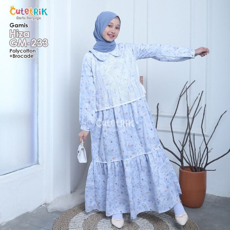 TERBARU 2025 - CUTETRIK GAMIS ANAK PEREMPUAN  PESTA MEWAH MODEL KOREAN STYLE HIZA LYKA MODEL VEST RO